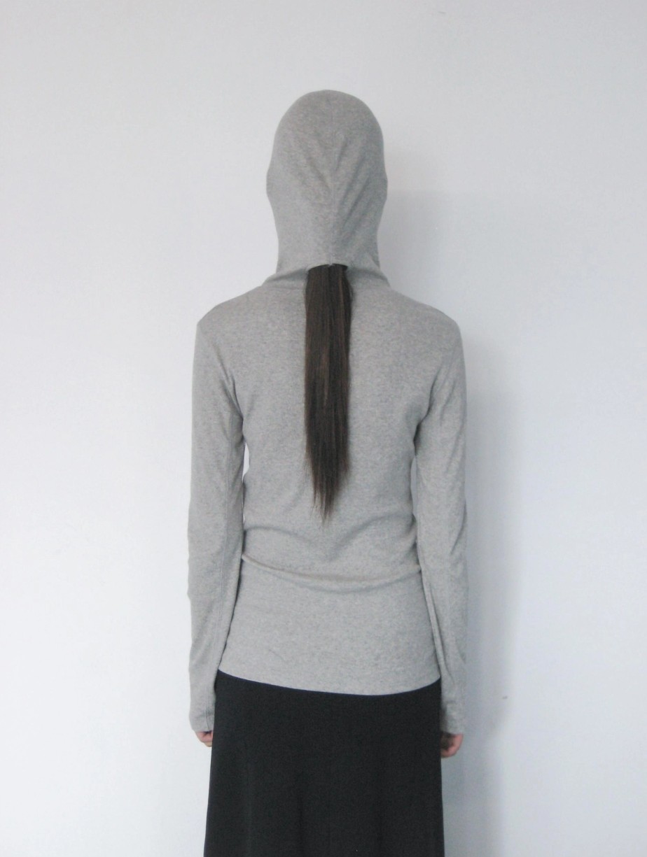 [TEXTURE] Gu Slim-Fit Hoodie T-Shirt 10