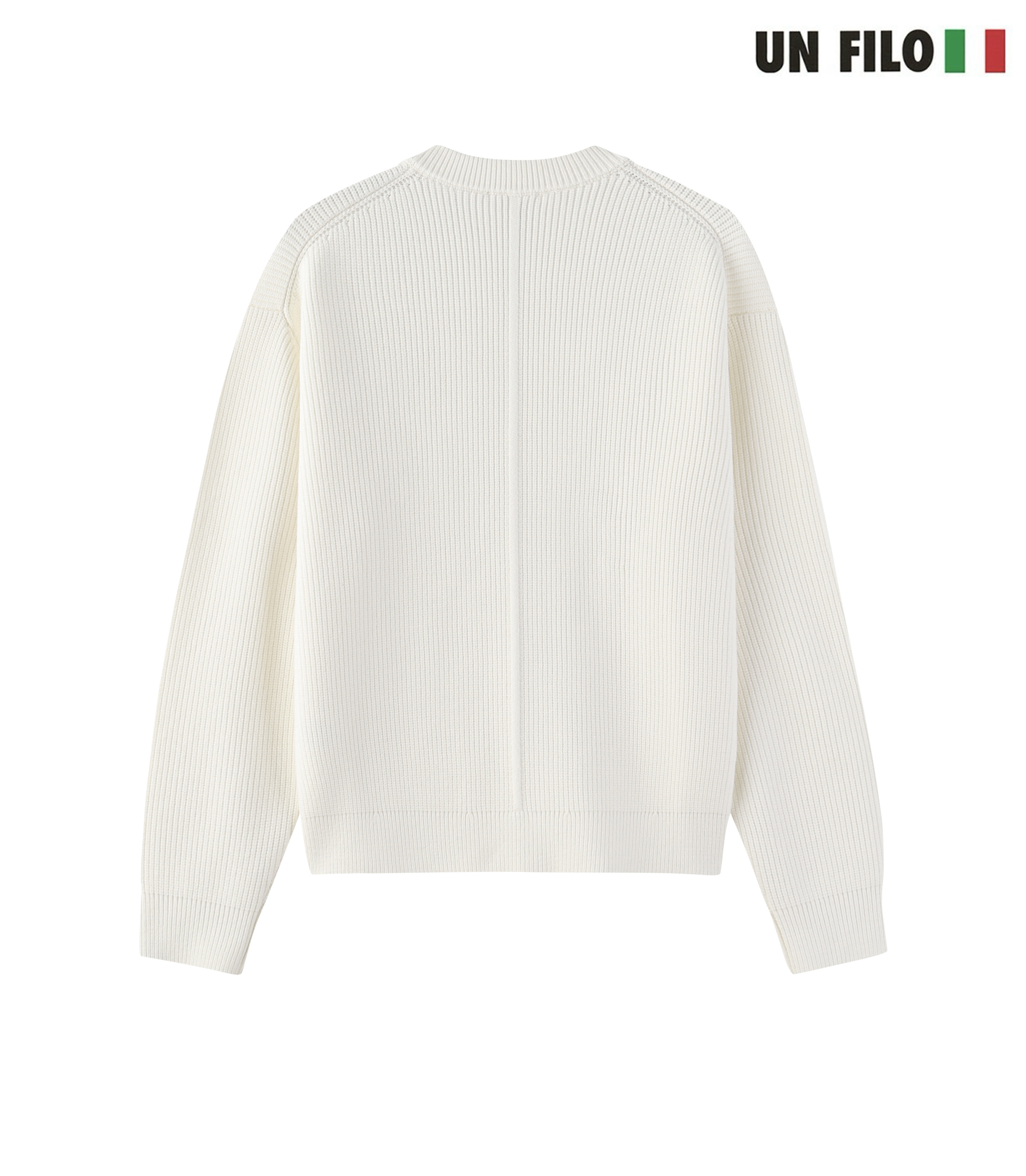 [LAINE] Impressive Round Neck Zip-up Knit 6