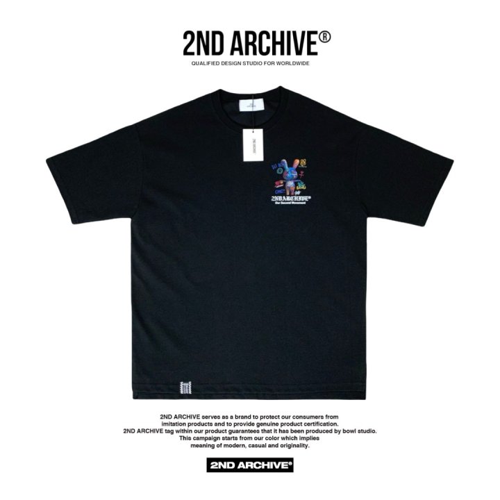 [2ND ARCHIVE] Graffiti Rabbit Short Sleeve T-Shirt 6