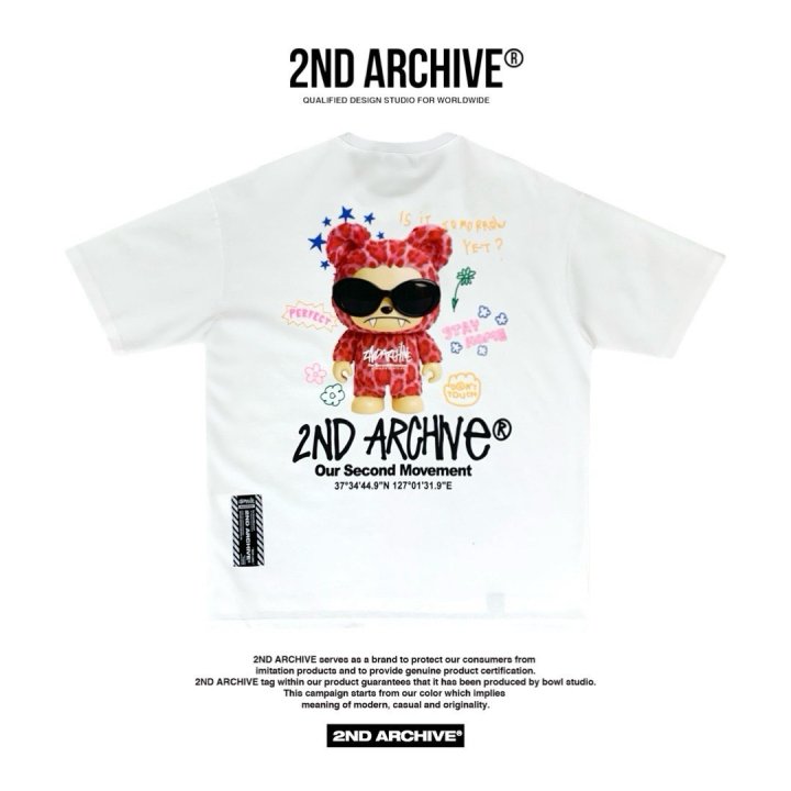 [2ND ARCHIVE] Pink Sunglasses Ravi Short Sleeve T-Shirt 6
