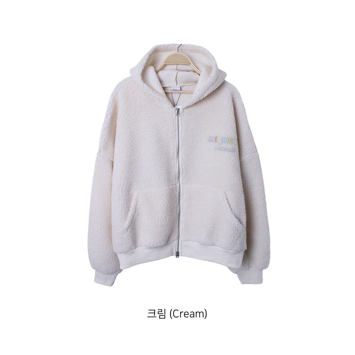 (Official Licensed Disney) [NEON FISH] Disney Fleece Hood Jumper 9