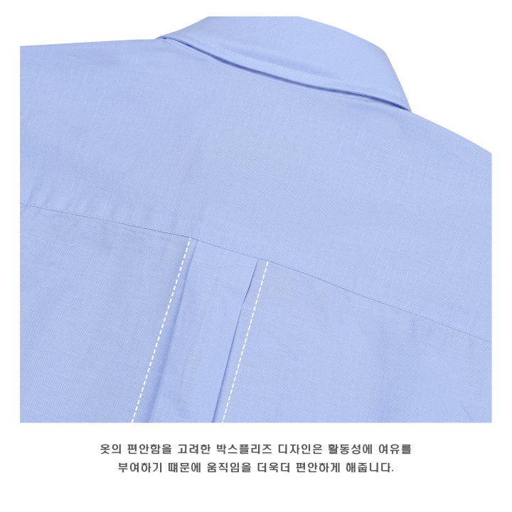 [LAINE] Linen Two-Pocket Shirt 3