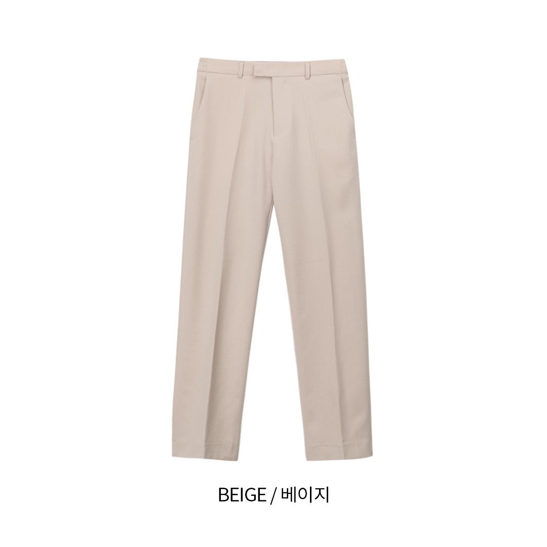 [LOGAN] Rosy Side Standard Fit Slacks 3