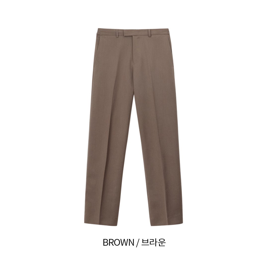 [LOGAN] Rosy Side Standard Fit Slacks 8