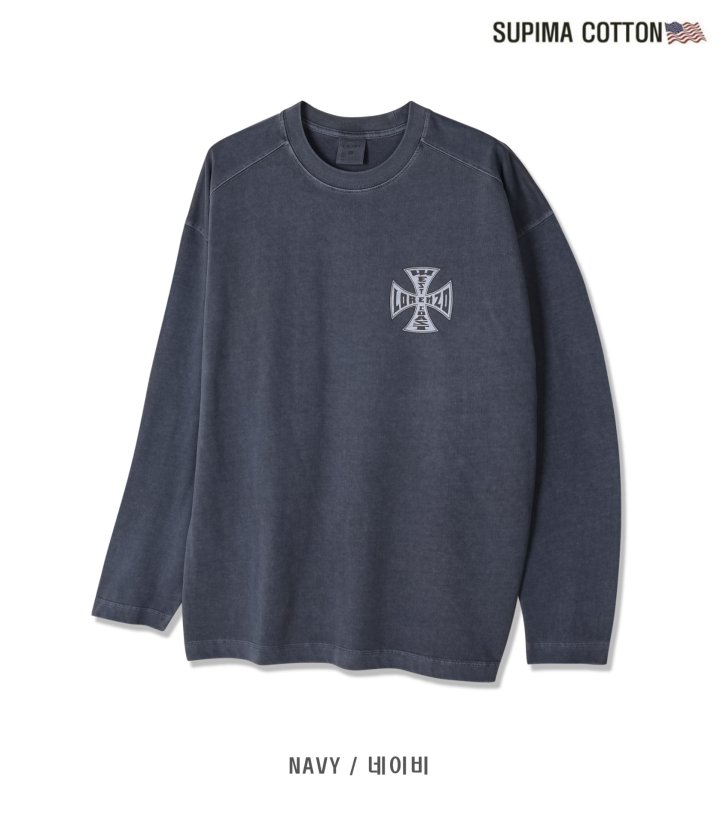 [LAINE] Pigment Lorenzo Long Sleeve T-Shirt 8
