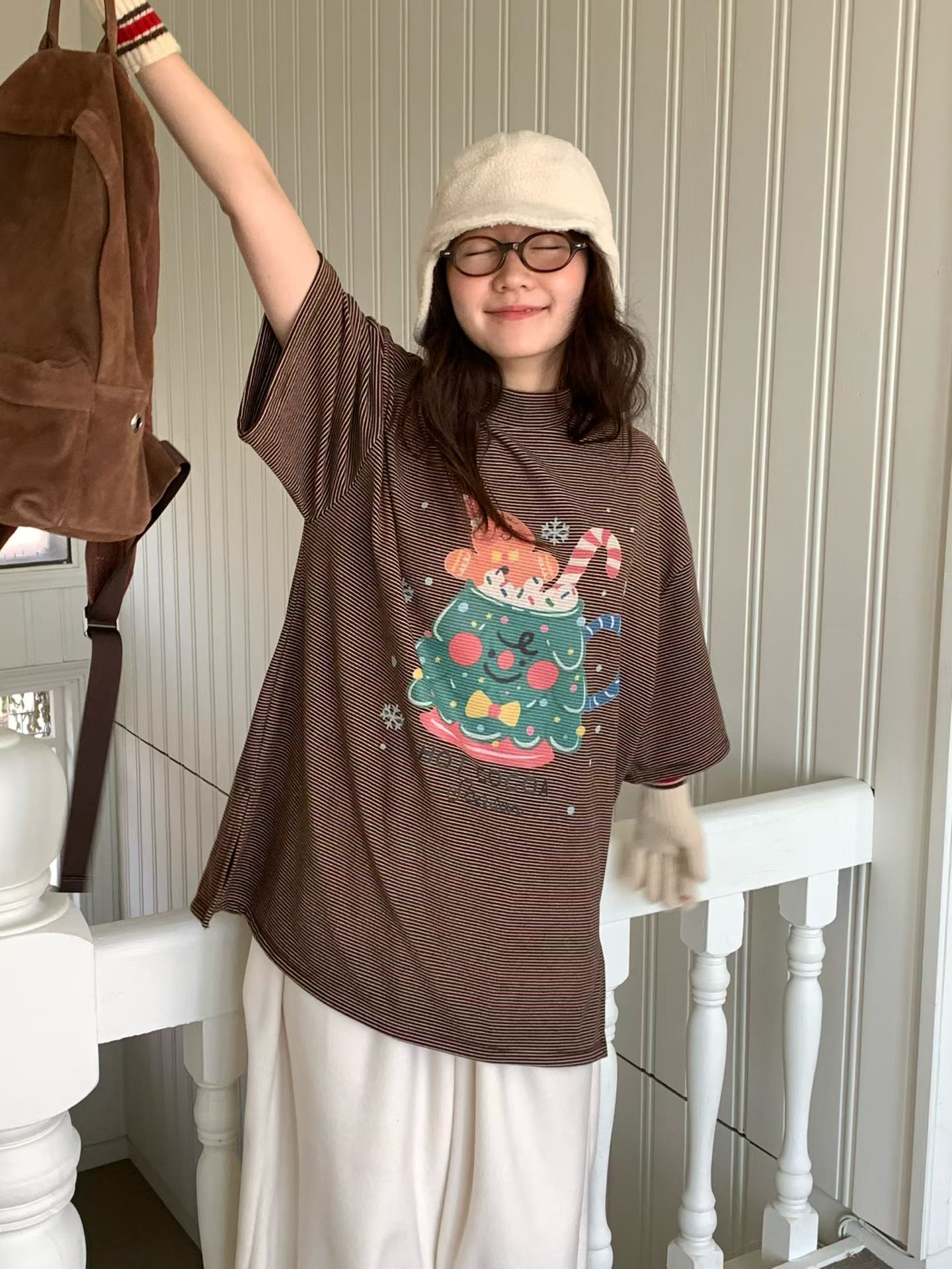 [VENTI] Cookie Man Mock Neck T-Shirt 6