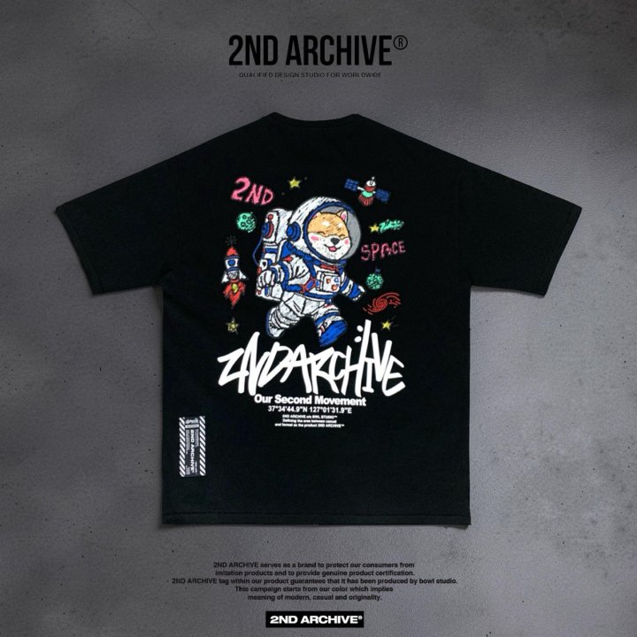 [2ND ARCHIVE] Space Shiba Short Sleeve T-Shirt 10