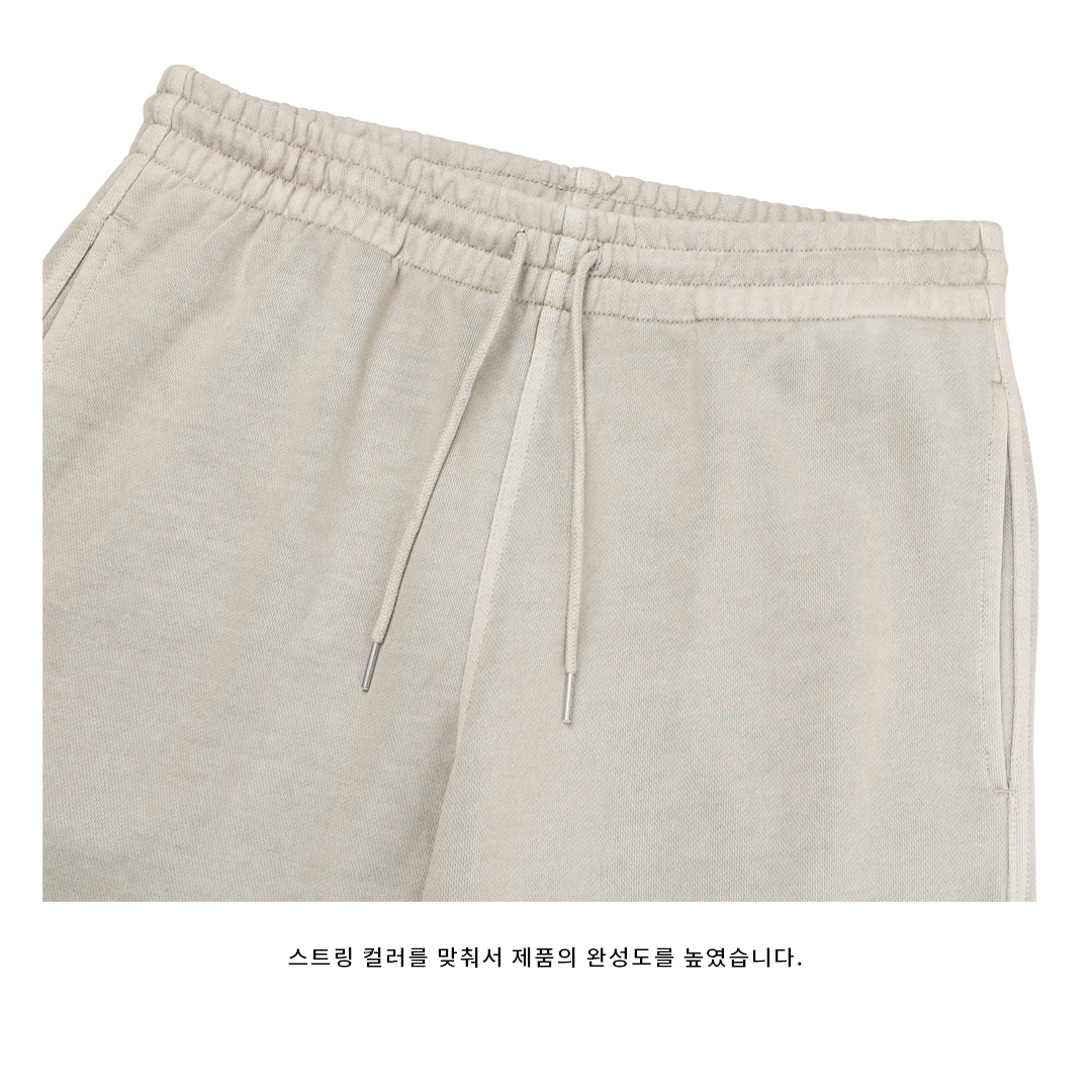 [LOGAN] Retro Dyed Pigment Wide Pants 4