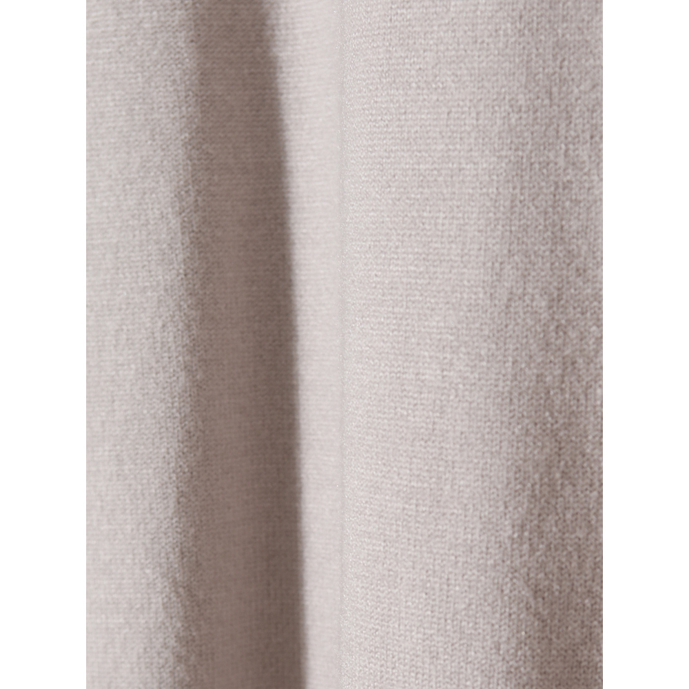 [OCEAN] Shimmer Cashmere-like Mock Neck Knit 2