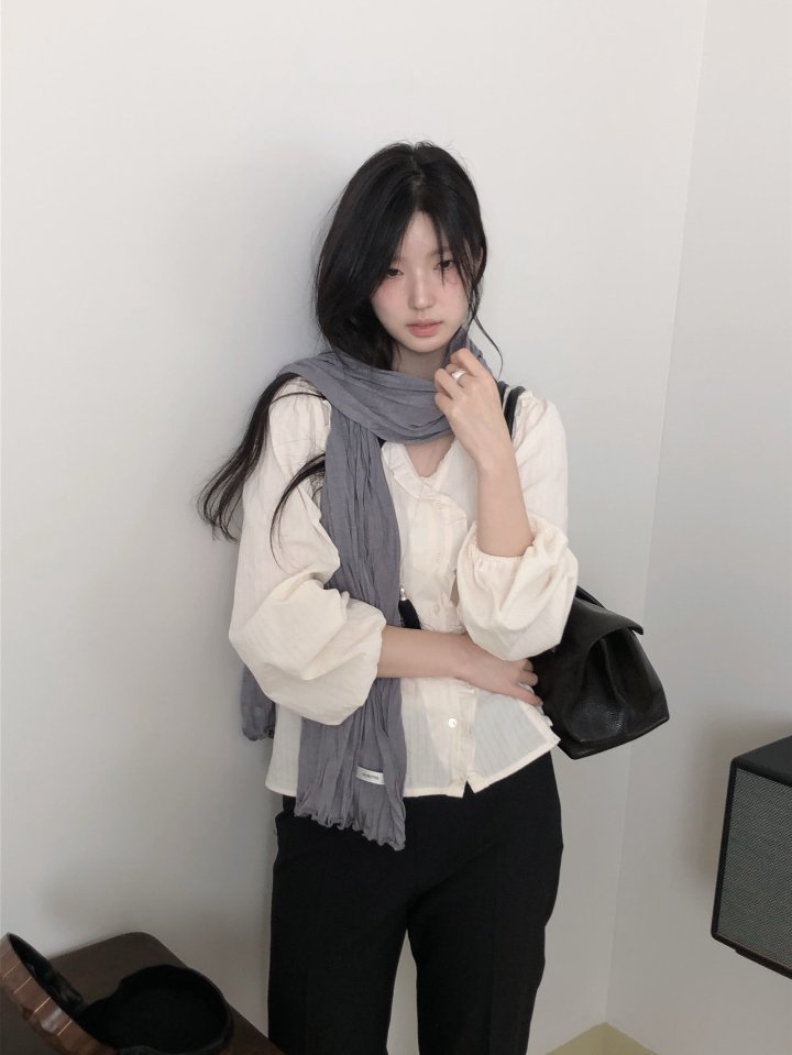 [LE BUTTER] Jane Frill Blouse 3