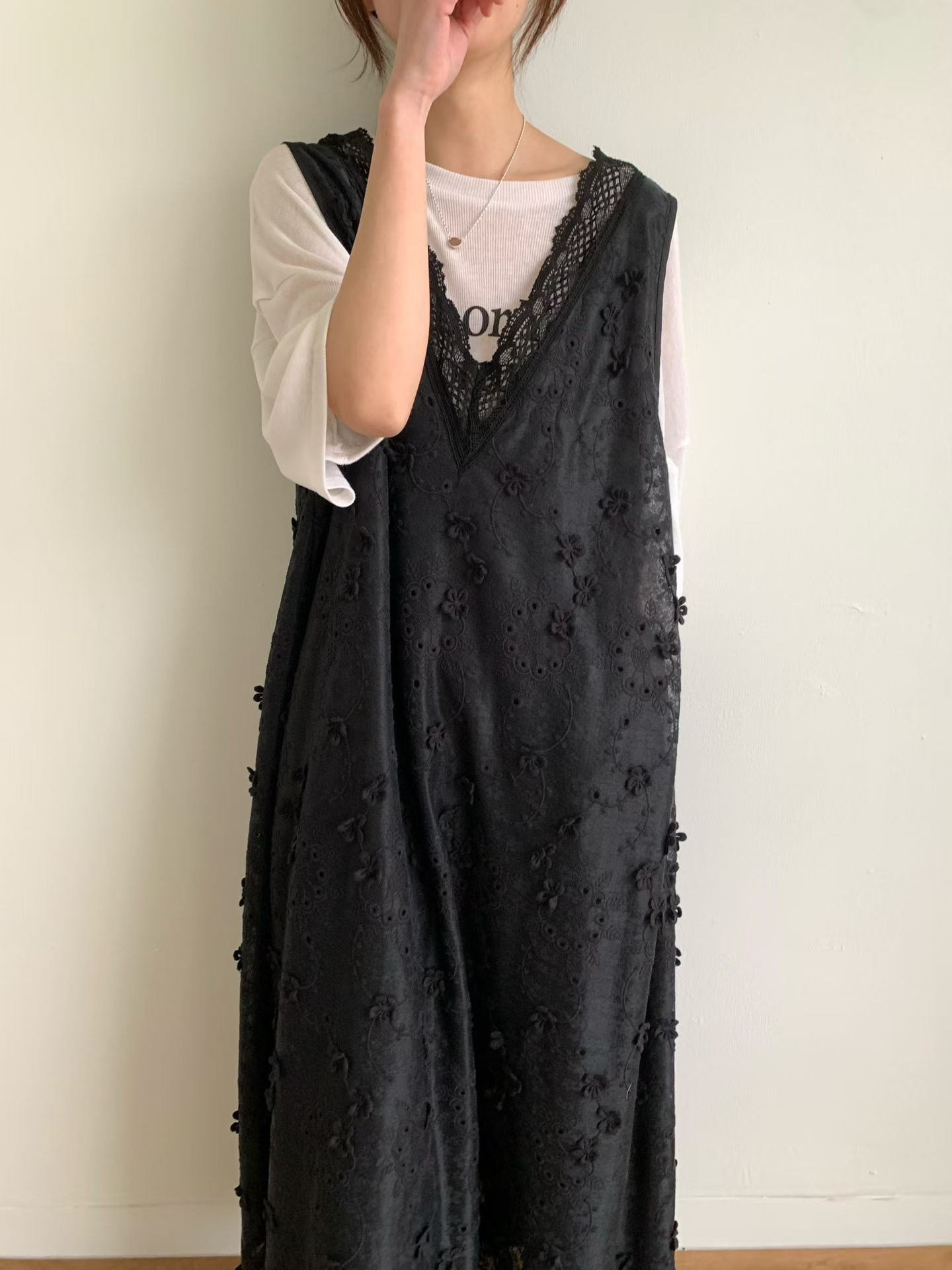 [VENTI] Euro Lace Sleeveless Dress 5