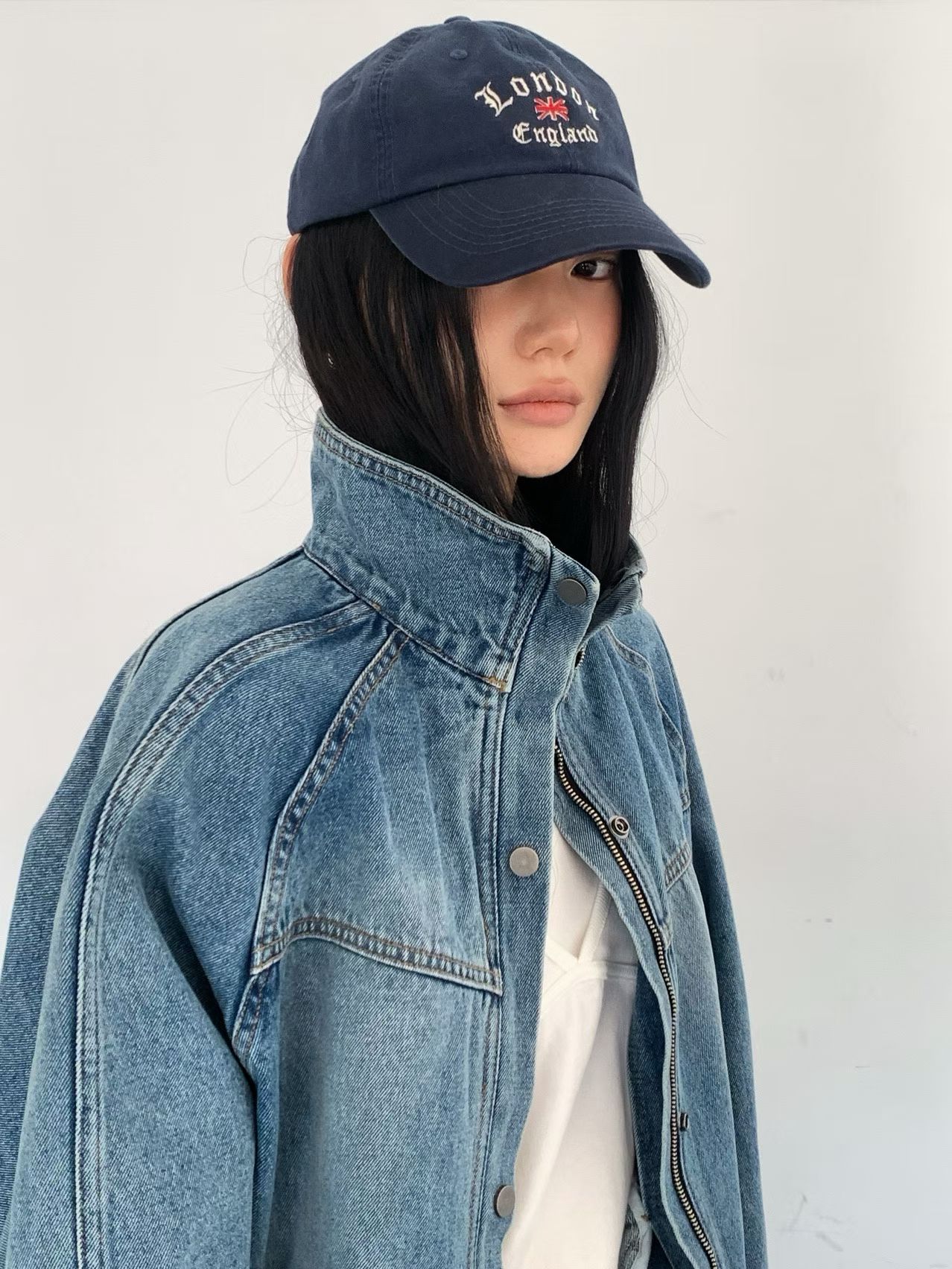 [FOUNDATION] Rough Denim Two-Way Blouson Jumper 9