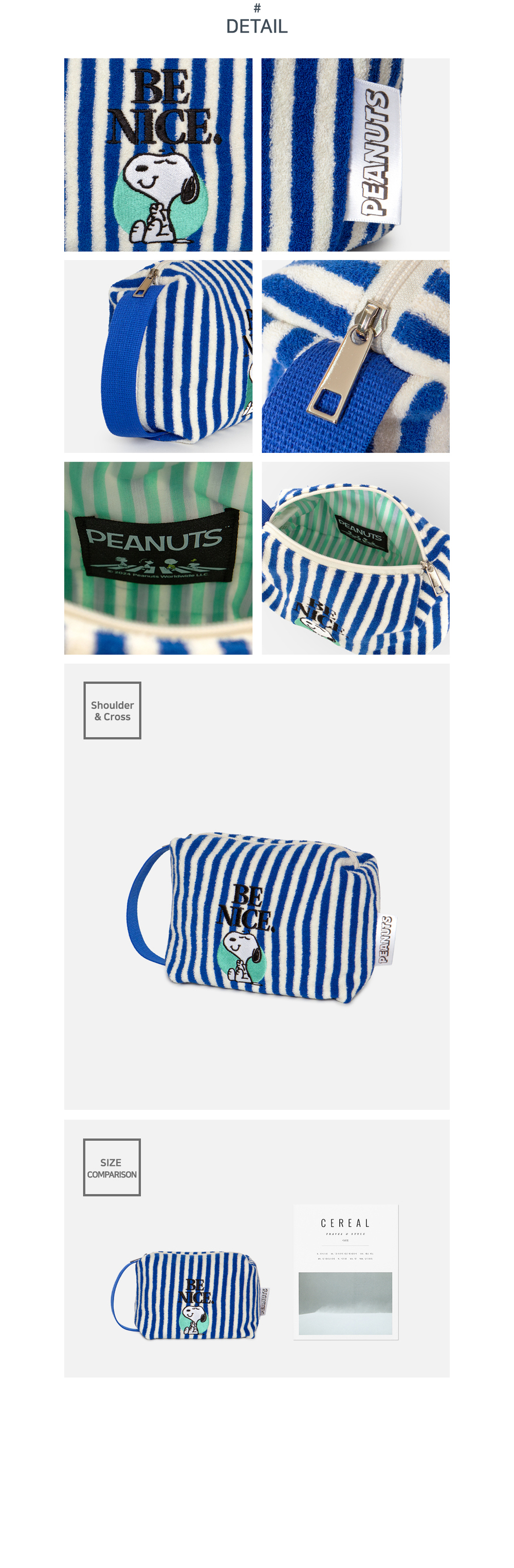 [LE JUNEV] PNLE0145 Snoopy Pouch L 4