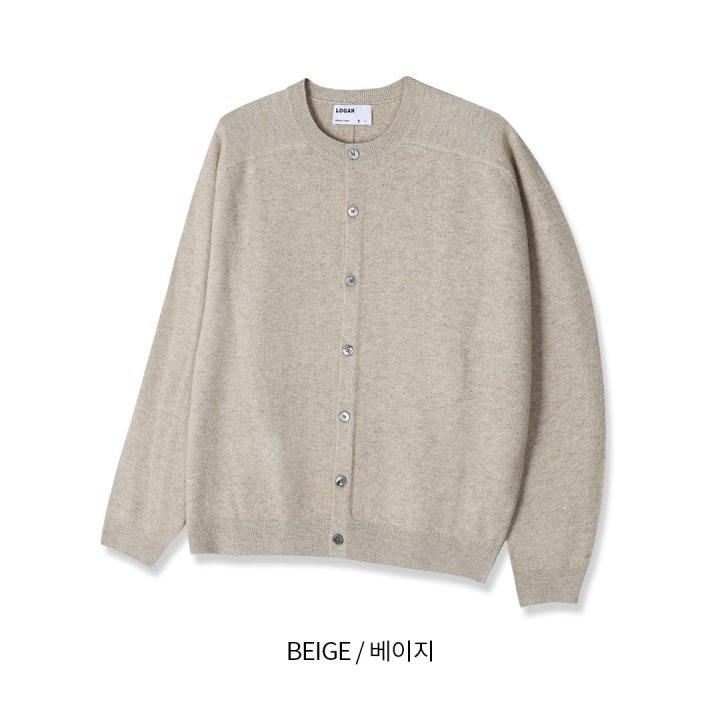 [LOGAN] Rare Saddle Panelled Round Neck Cardigan 6