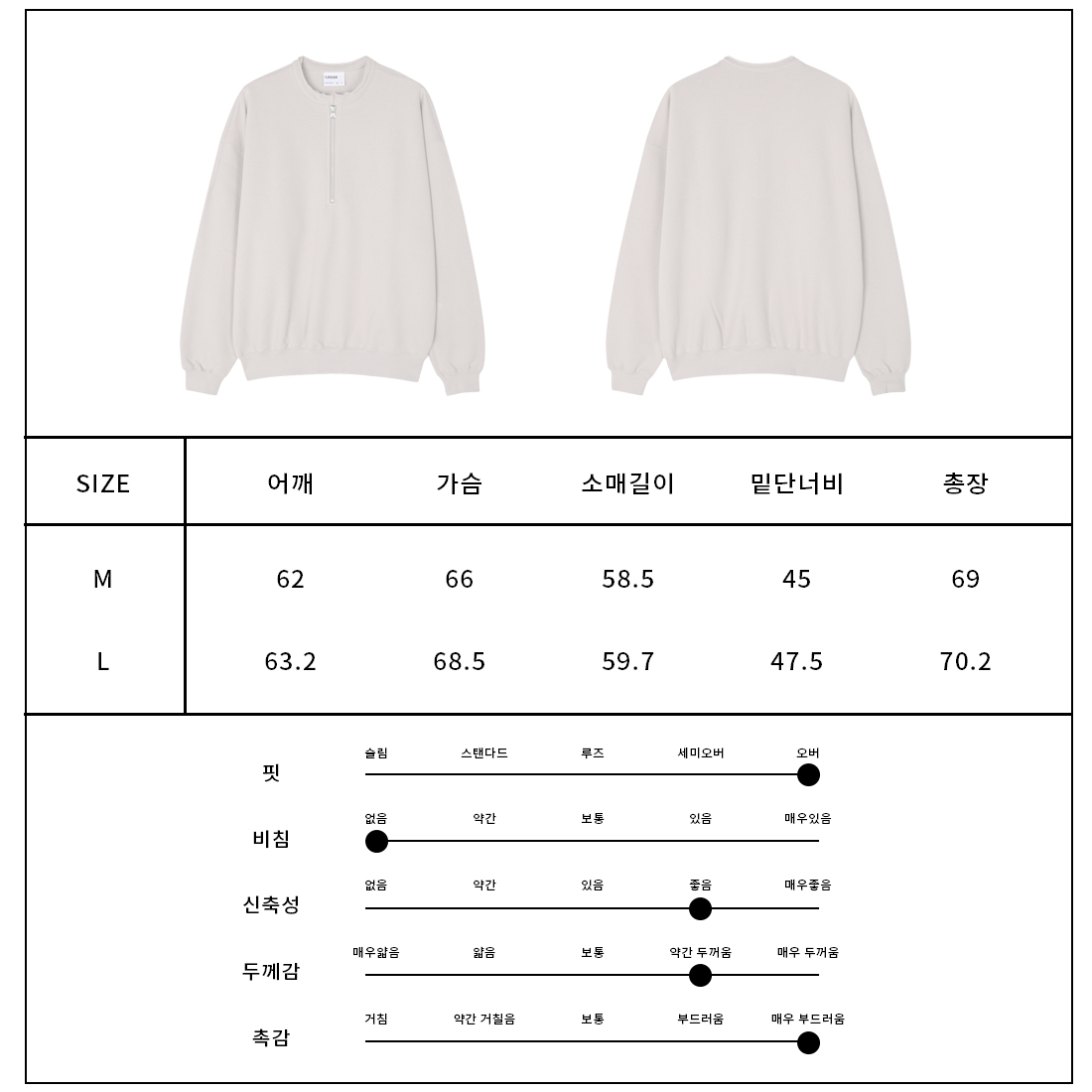 [LOGAN] Prima Zipper Sweatshirt 9