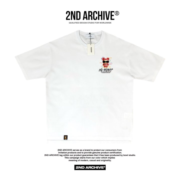 [2ND ARCHIVE] Pink Sunglasses Ravi Short Sleeve T-Shirt 7