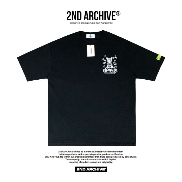[2ND ARCHIVE] Bucket Hat Reflective Bulldog Short Sleeve T-Shirt 4