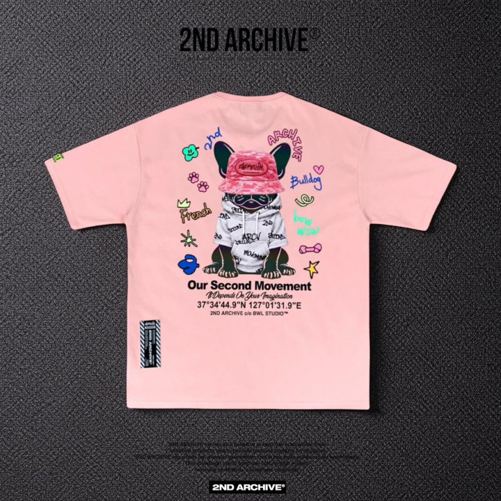 [2ND ARCHIVE] Bucket Hat Reflective Bulldog Short Sleeve T-Shirt 8