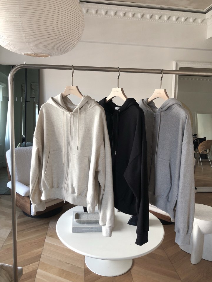 [LE BUTTER] Oversized Zip-up Hoodie 2