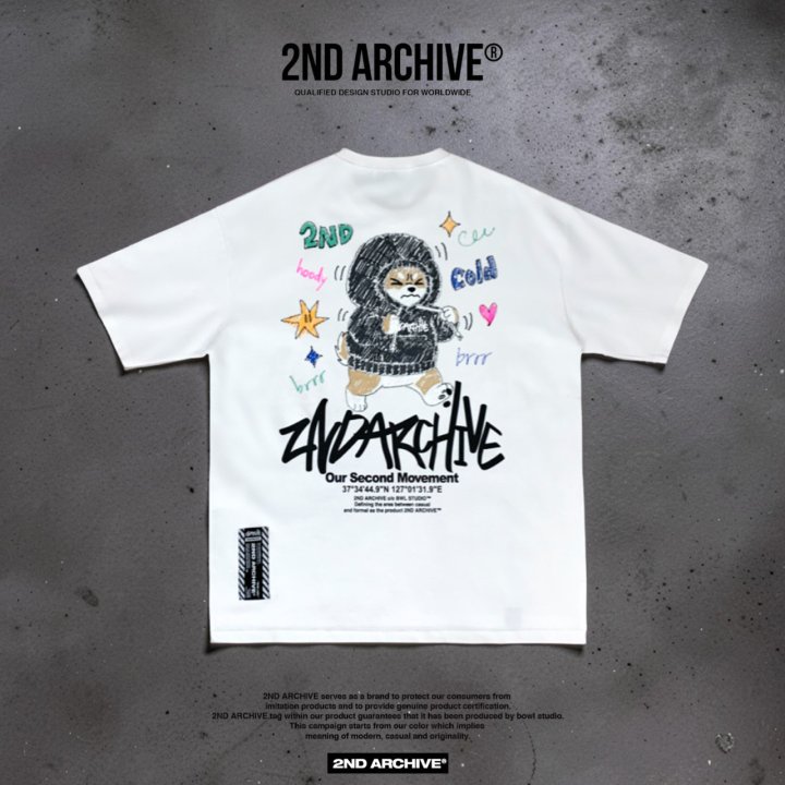 [2ND ARCHIVE] Tight-Laced Shiba Crayon Short Sleeve T-Shirt 9