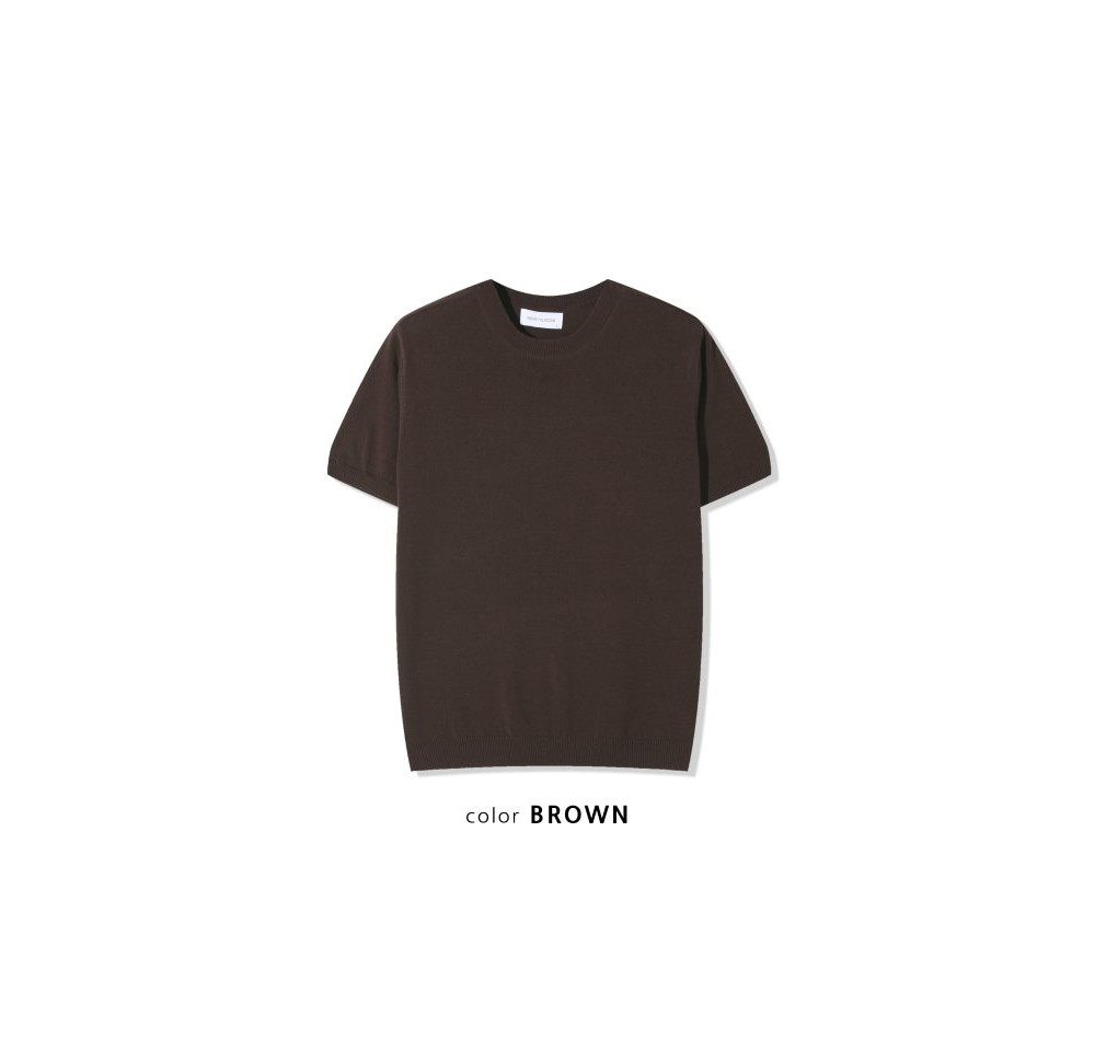 [OCEAN] Epa Holga Round Short Sleeve Knit 5