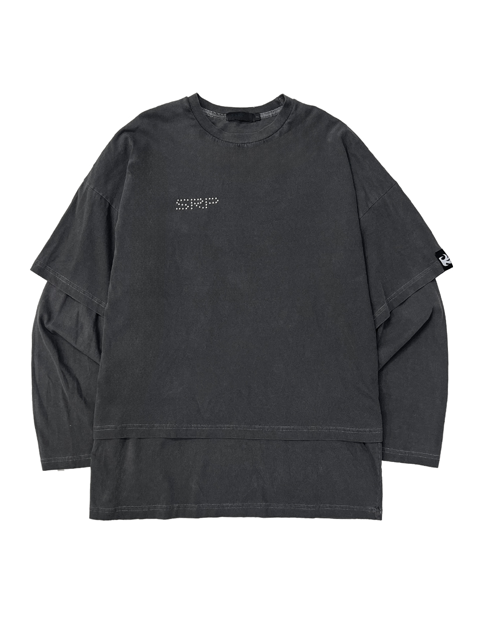 [SSERPE] FLAME STAR LAYERED LONG SLEEVE T PIGMENT 8