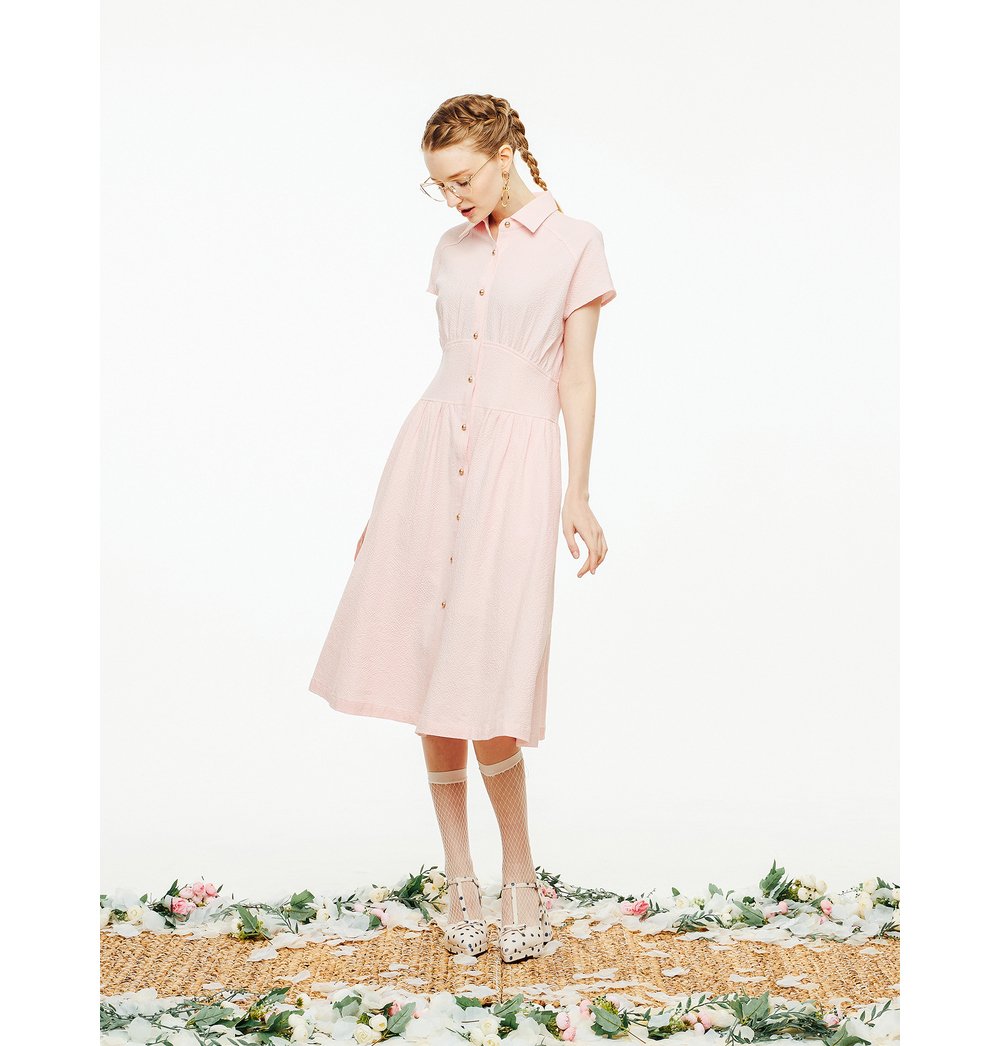 [DE PERI MERA] Veronica Seersucker Dress 7