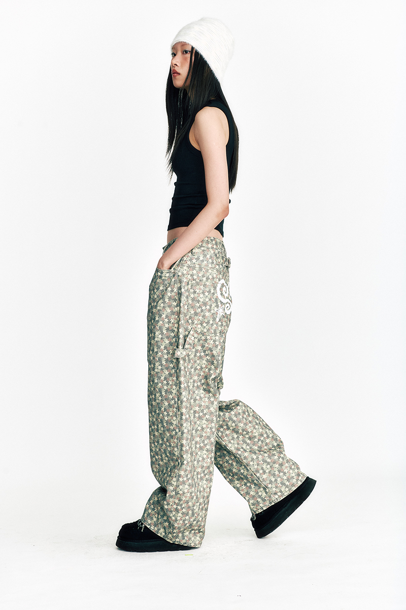 [SSERPE] STARS CAMOUFLAGE COTTON PANTS 3