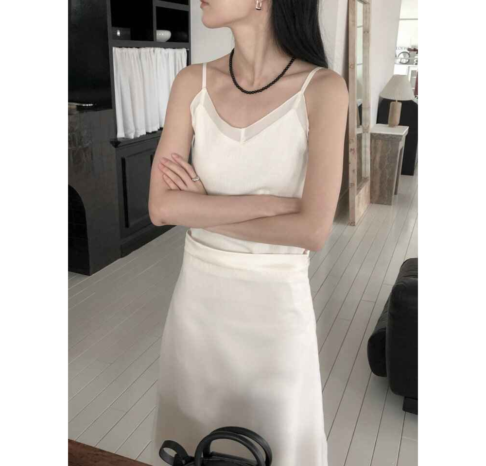 [LE BUTTER] Frill Layered Tank Top 2