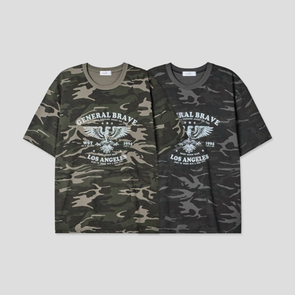[MULLO] Camo Ross Short Sleeve T-Shirt 4