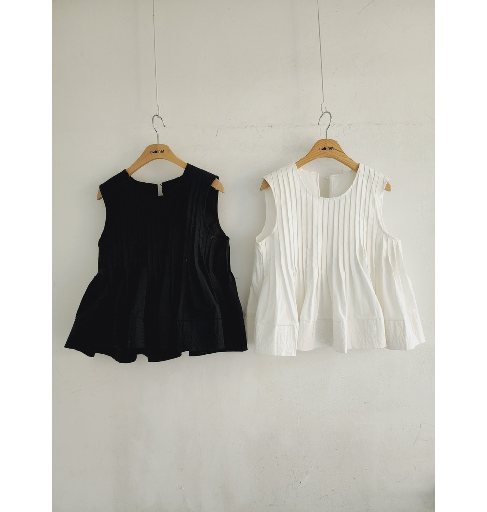 [MARIGOLD] Pintuck Hul Sleeveless Top 3