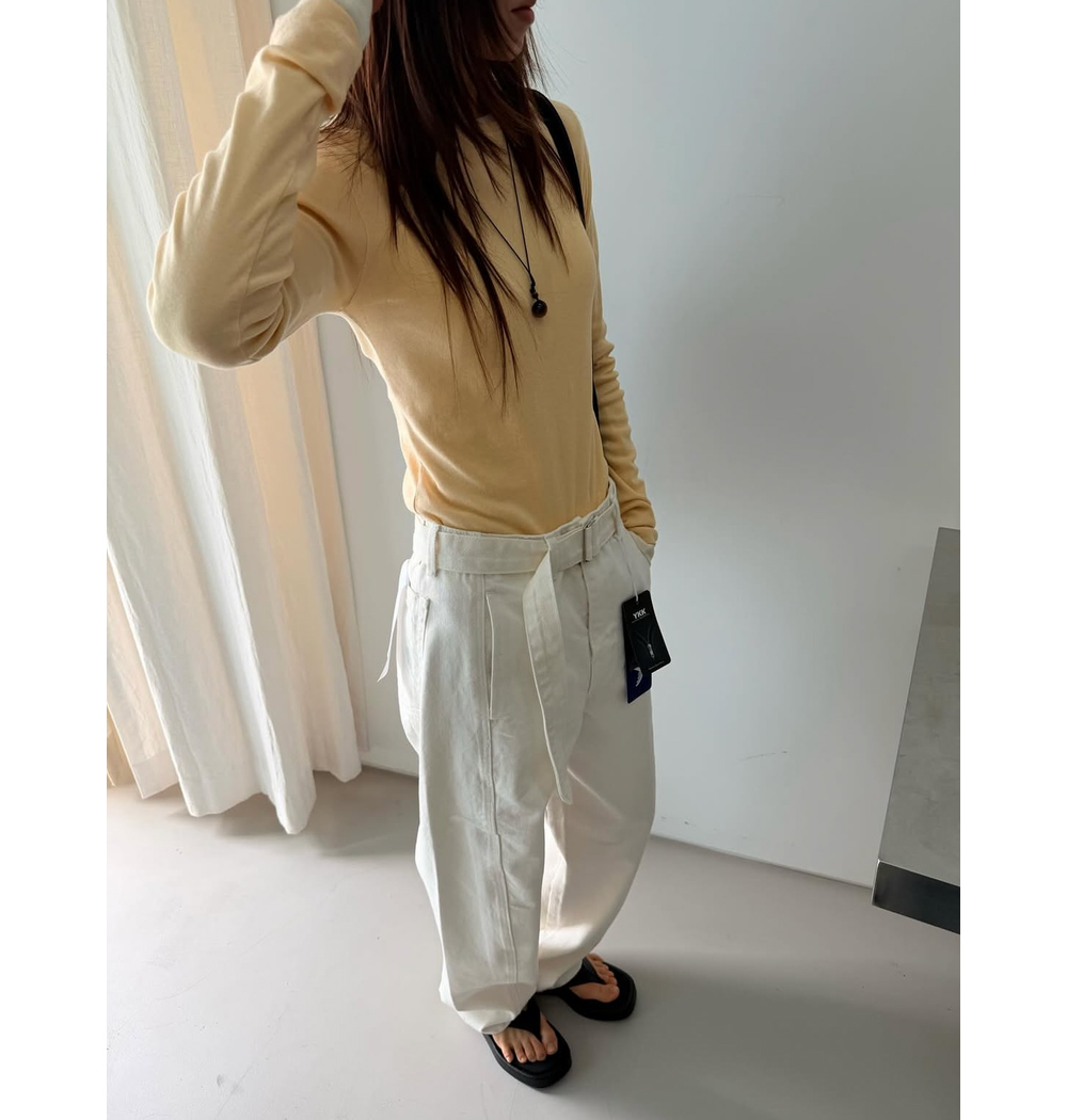 [CEST LA VIE] Egg Long-Sleeve T-Shirt 4