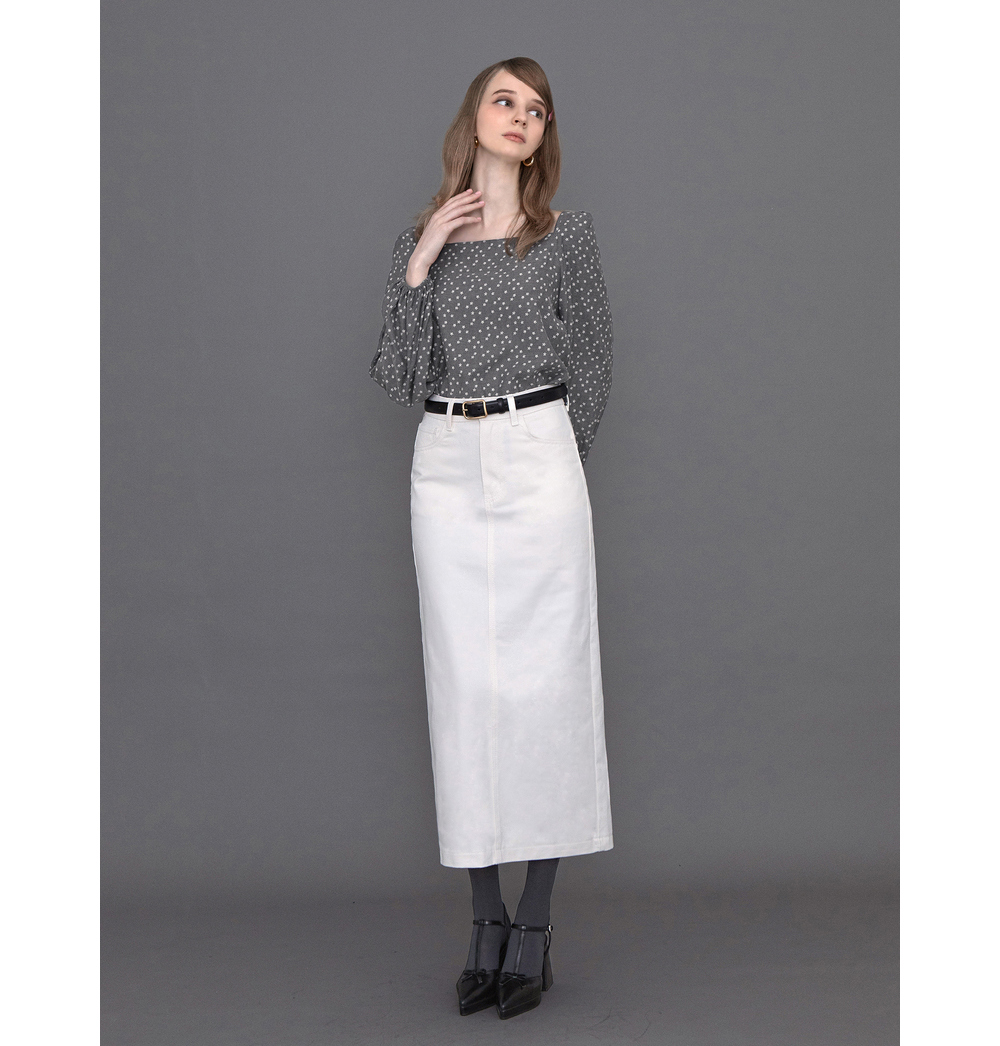 [DE PERI MERA] Nina Square-Neck Blouse 6