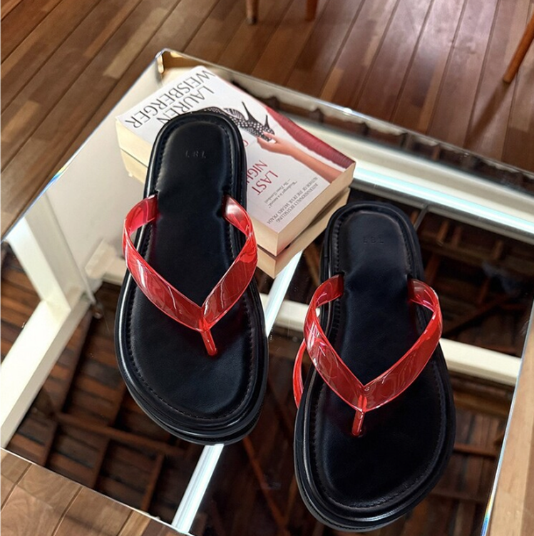 [BROWN PAPER] B6272 Jelly Slippers Sandals 5