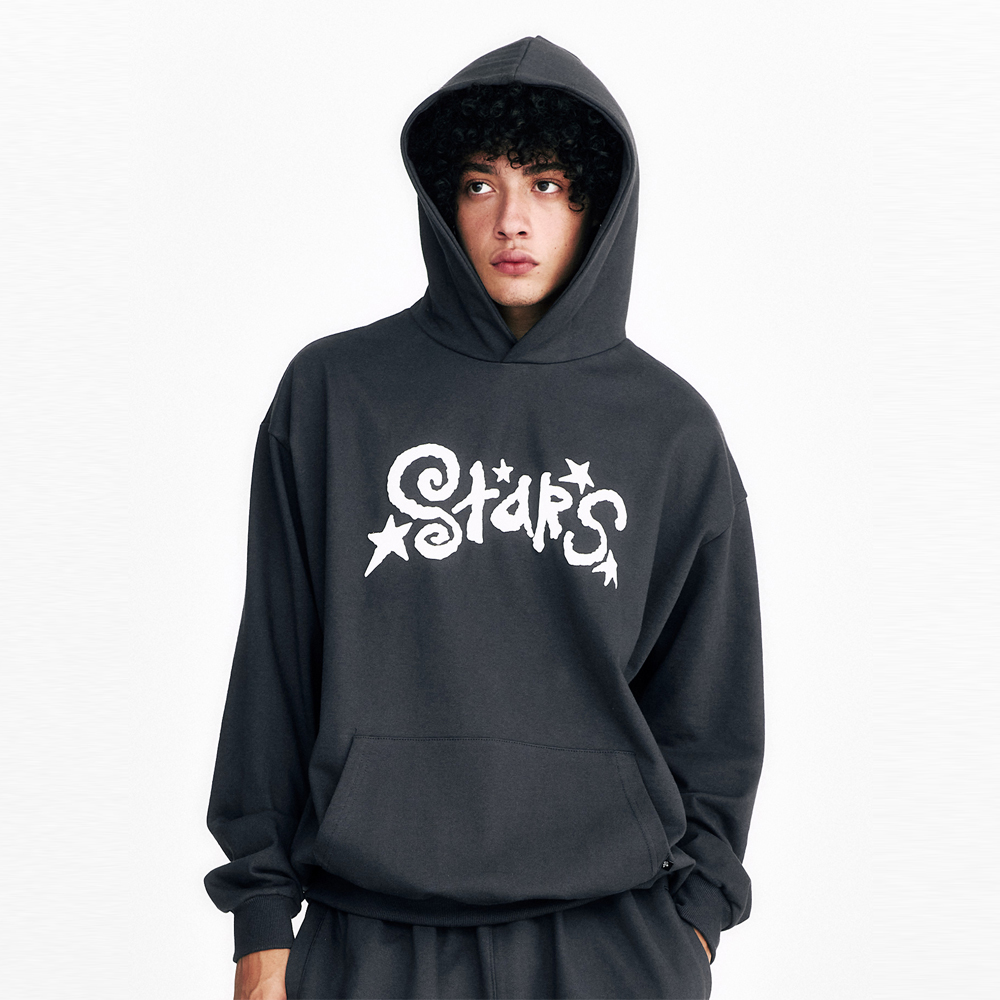 [SSERPE] STAR EMBOSSED HOODIE 4