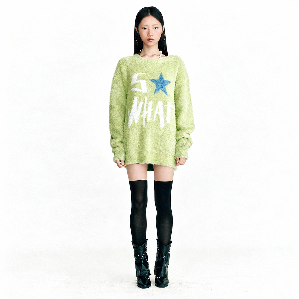 [SSERPE] SO WHAT HAIRY KNIT SWEATER 4