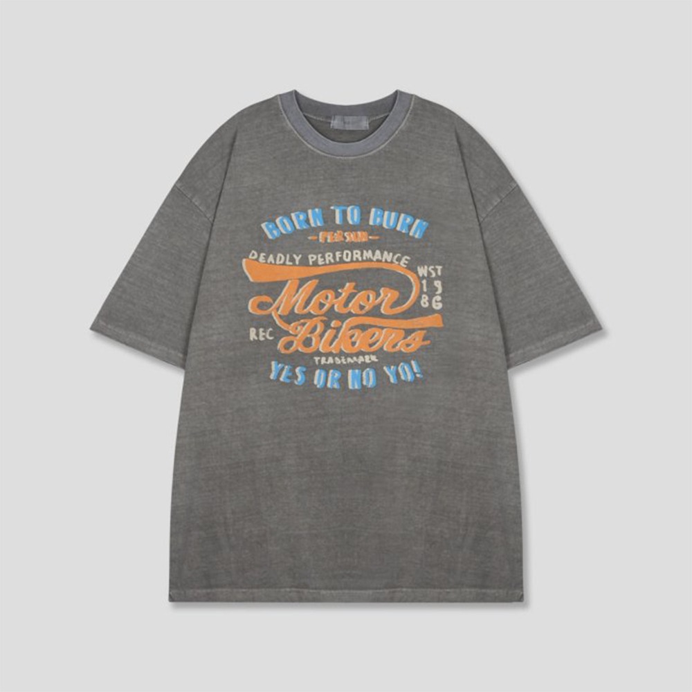 [MULLO] Born To Pig Short Sleeve T-Shirt 3