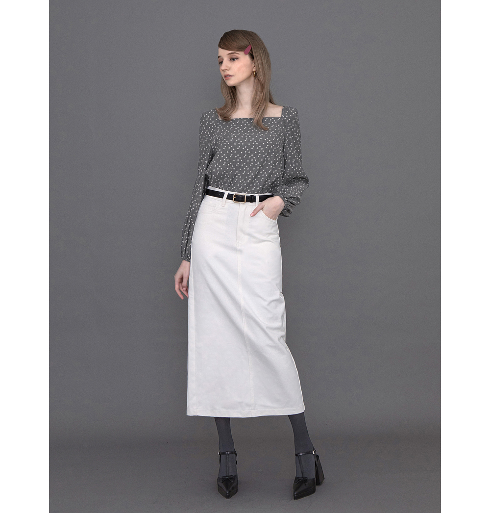 [DE PERI MERA] Nina Square-Neck Blouse 4