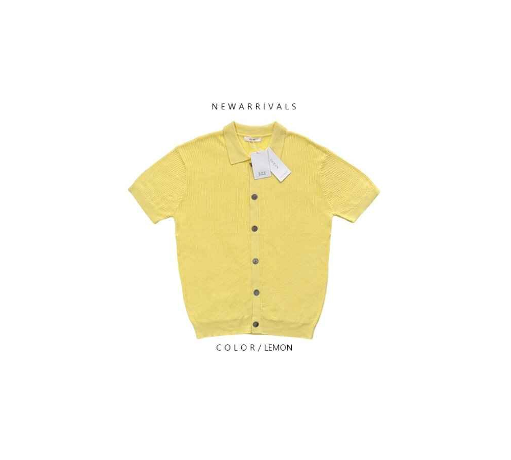 [OCEAN]Taylor Collar Short Sleeve Cardigan 3