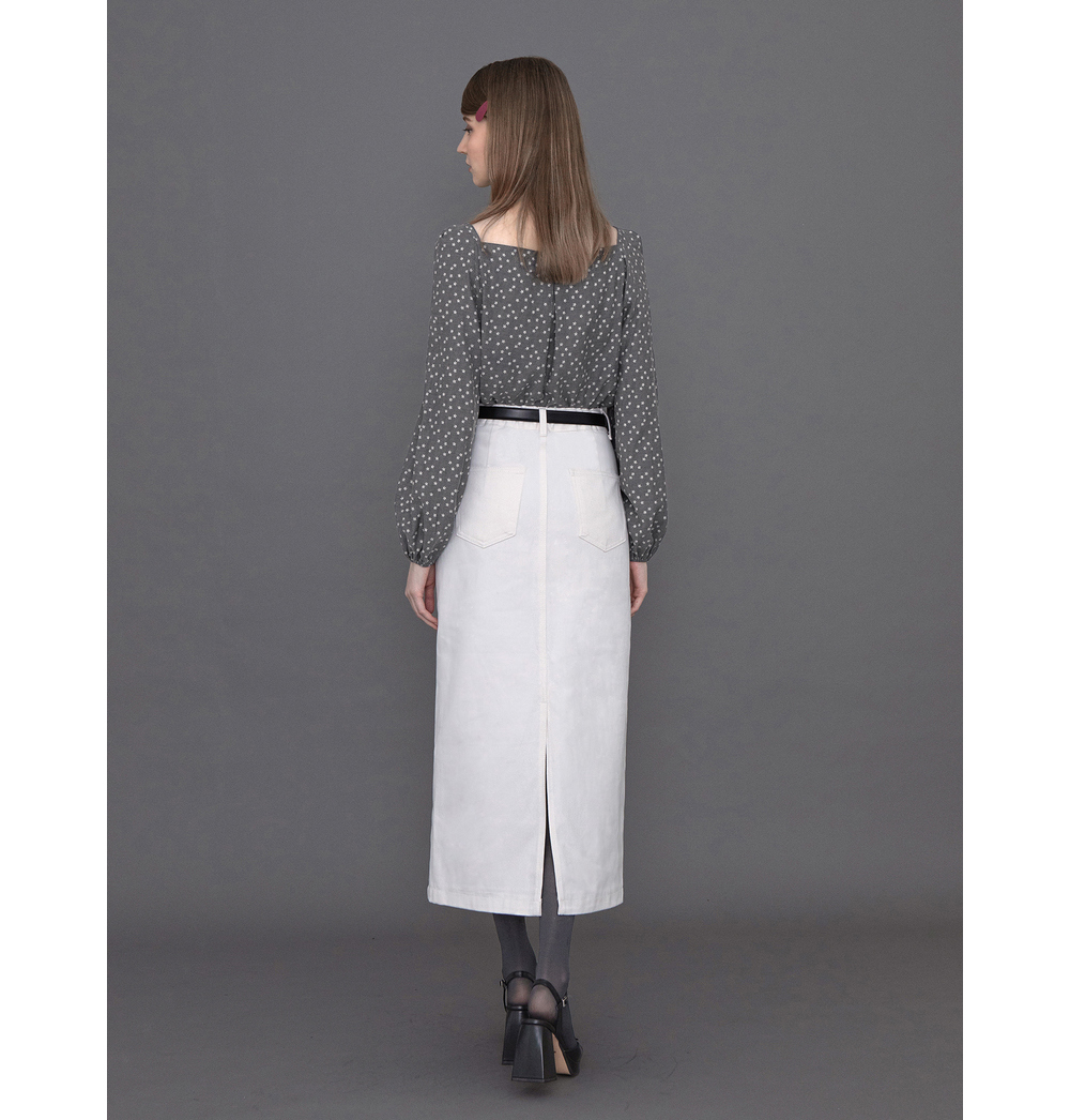 [DE PERI MERA] Nina Square-Neck Blouse 2
