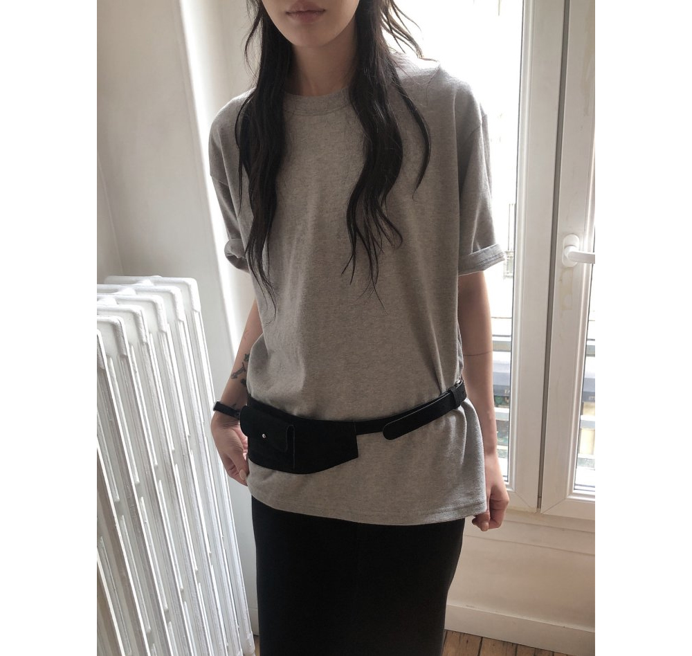 [LE BUTTER] Peach Boxy T-Shirt 4