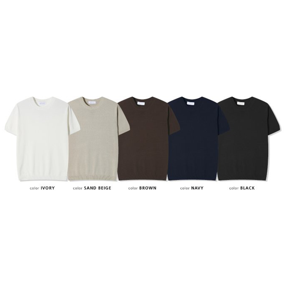 [OCEAN] Epa Holga Round Short Sleeve Knit 6