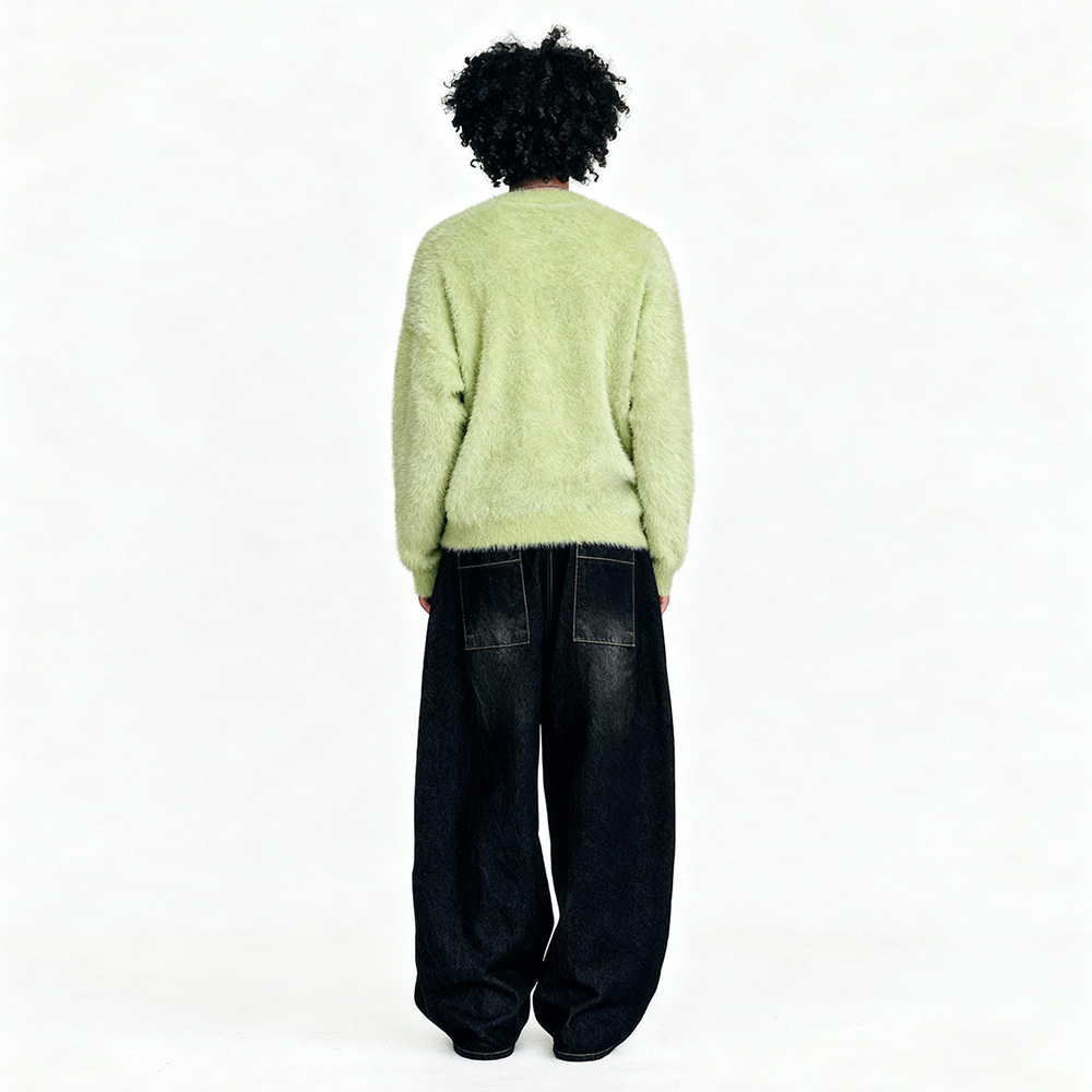 [SSERPE] SO WHAT HAIRY KNIT SWEATER 3