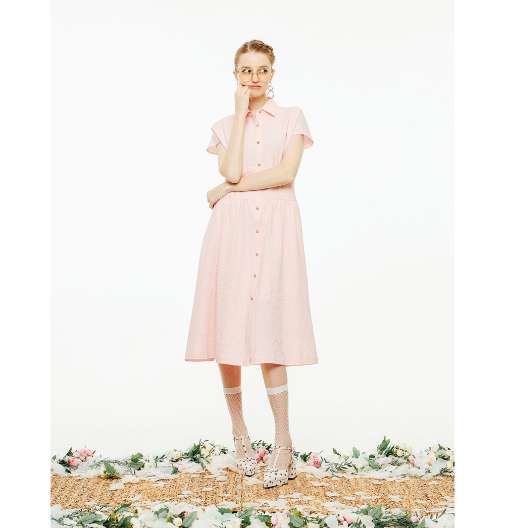 [DE PERI MERA] Veronica Seersucker Dress 8