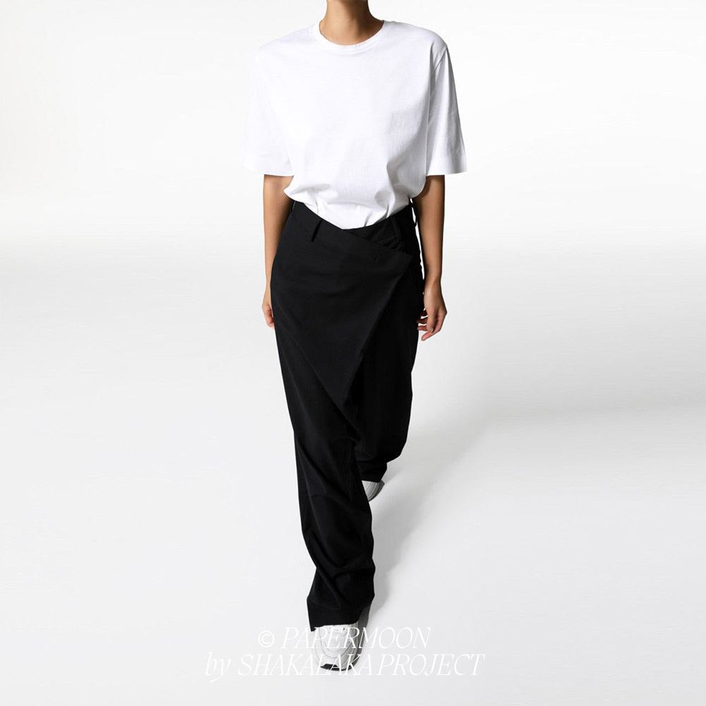 [PAPER MOON] Lux Silket Basic T-Shirt White 4