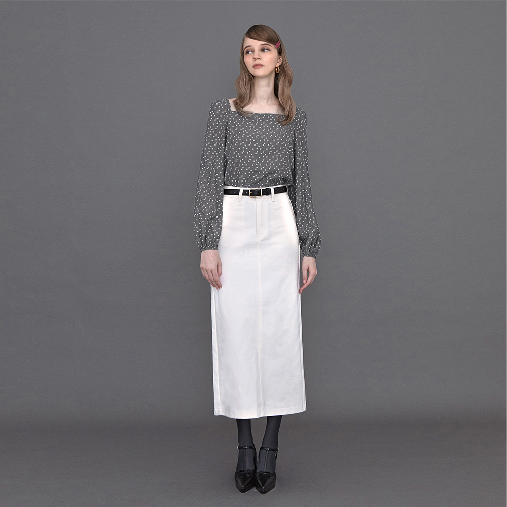 [DE PERI MERA] Nina Square-Neck Blouse 7