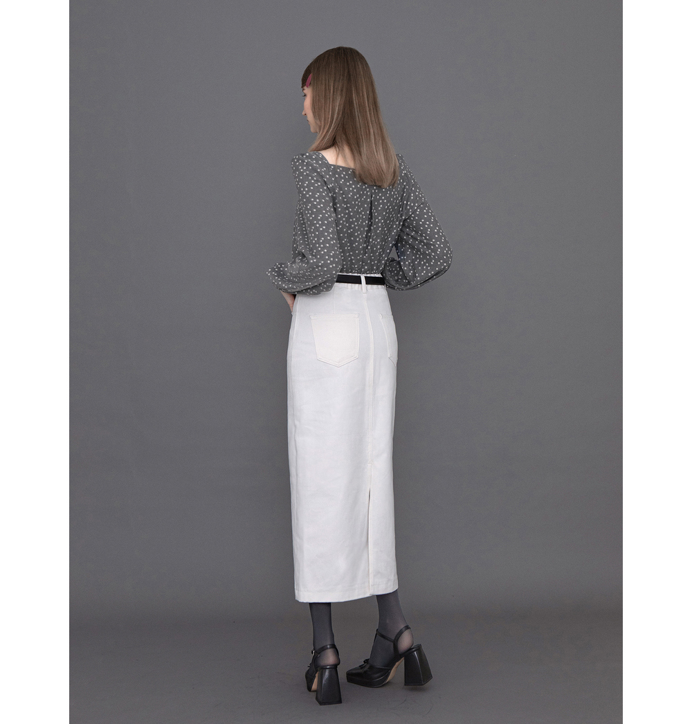 [DE PERI MERA] Nina Square-Neck Blouse 3