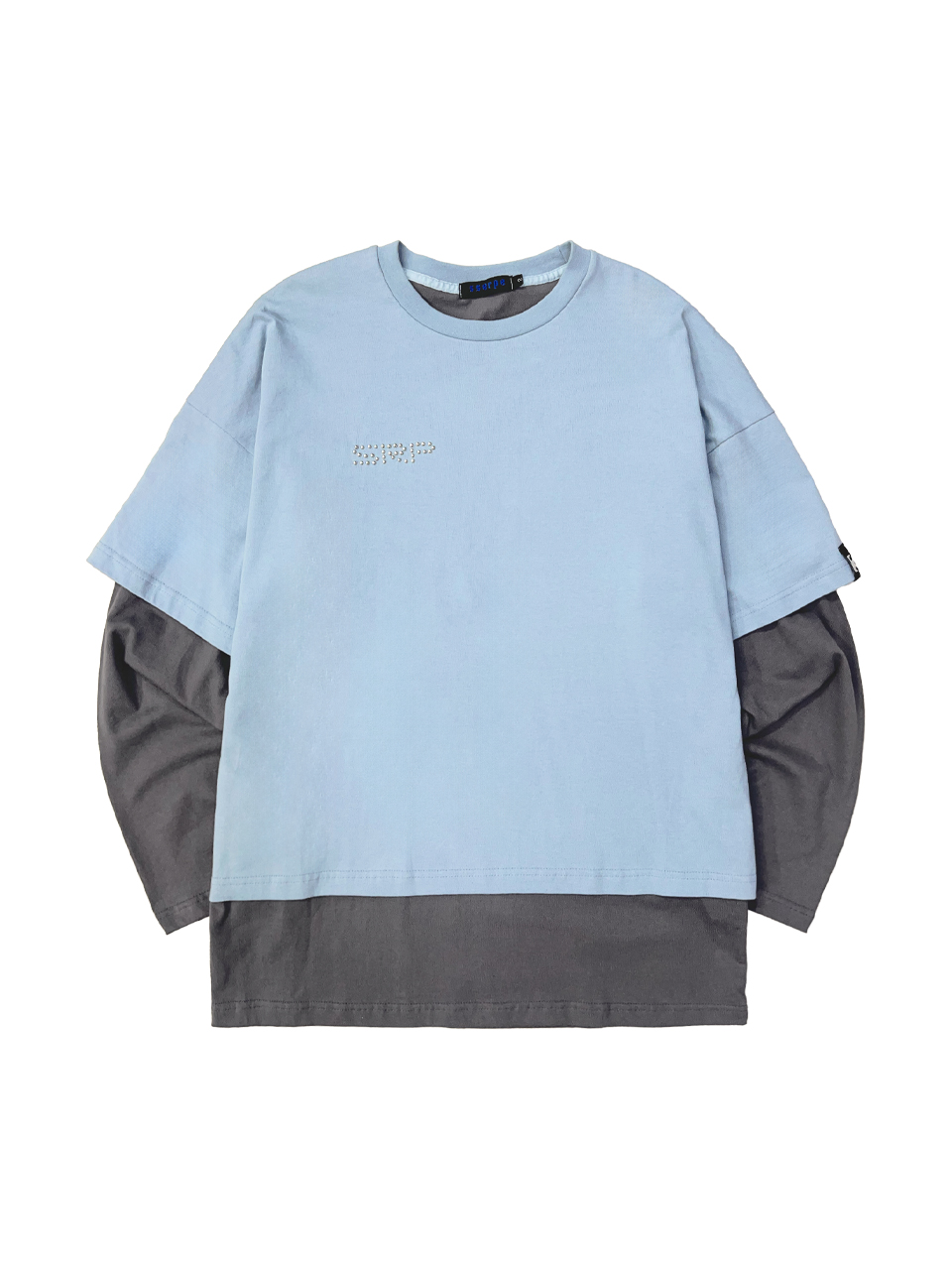 [SSERPE] FLAME STAR LAYERED LONG SLEEVE T PIGMENT 9
