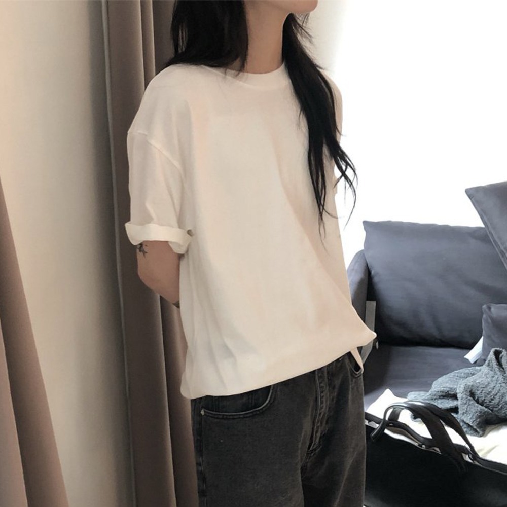 [LE BUTTER] Peach Boxy T-Shirt