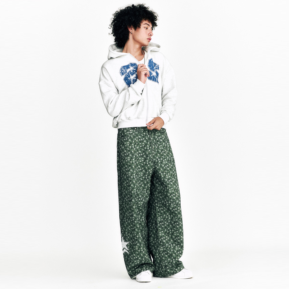 [SSERPE] STARS CAMOUFLAGE COTTON PANTS 6